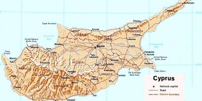 Chi tiết và bản đồ của đảo Síp